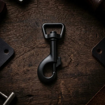 Großer Karabinerhaken 81 mm – schwarz – CraftPoint