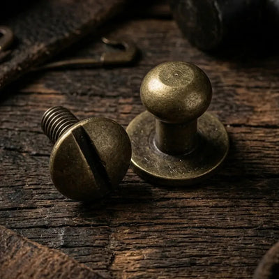 Beiltaschenknopf 6 mm - Altgold – CraftPoint