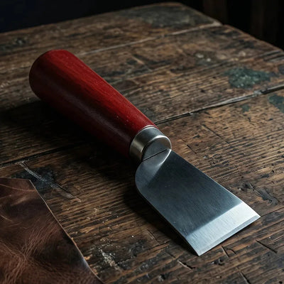 Schuster- / japanisches Ledermesser mit Holzgriff – CraftPoint
