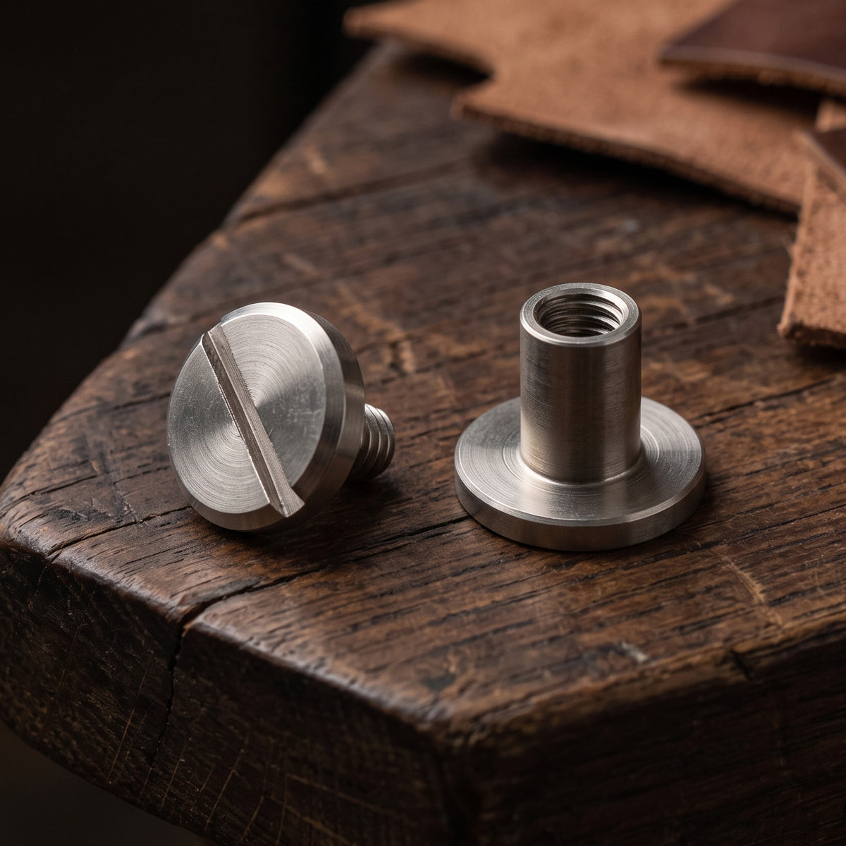 Schraubnieten 10/6mm - Silber