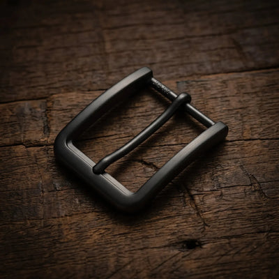 Gürtelschnalle 35 mm – gebürstetes Gunmetal – CraftPoint